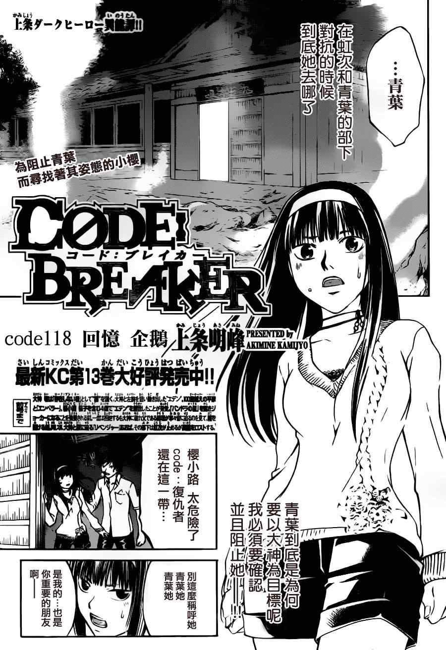 code breaker118集