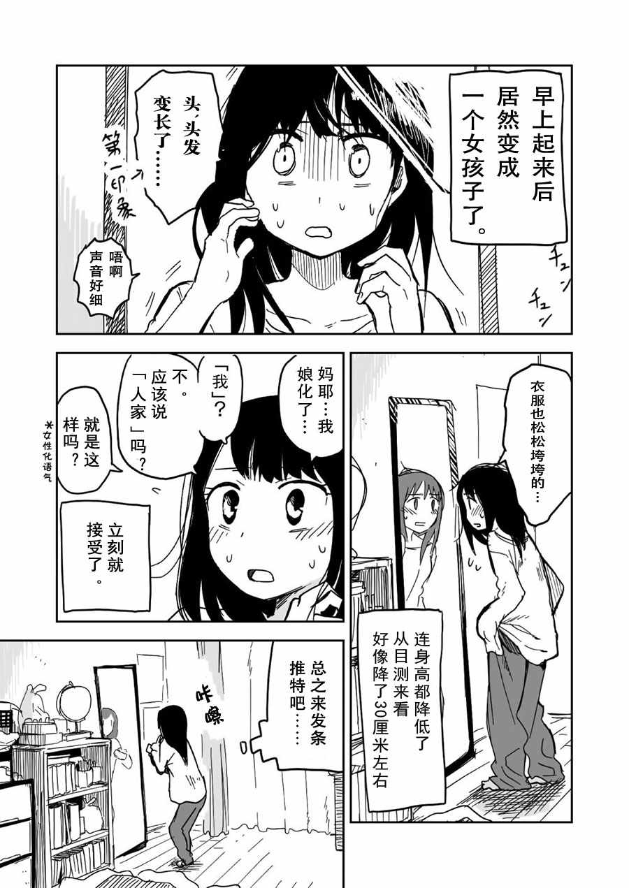 變成女孩子了？！001話